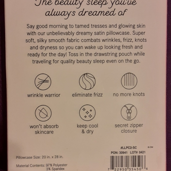 Satin Pillowcase NWT - Picture 2 of 2